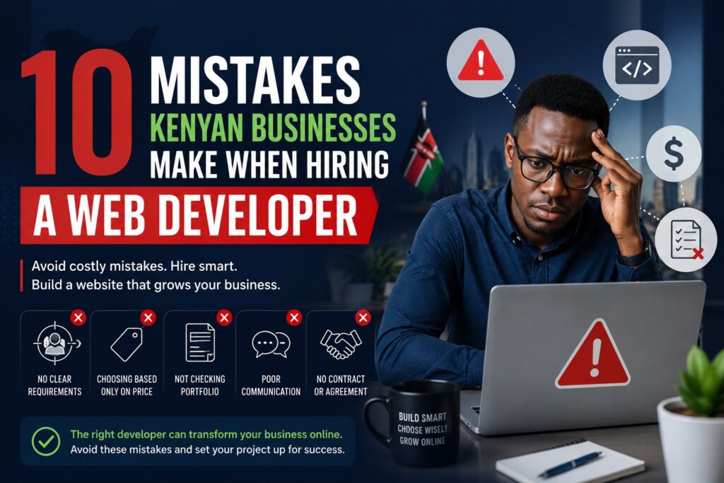10 Mistakes Kenyan Businesses Make When Hiring a Web Developer